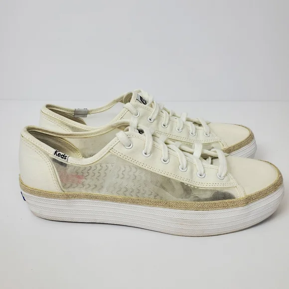 KEDS Triple Kick Transparent Mesh Sneakers - Picture 4 of 9